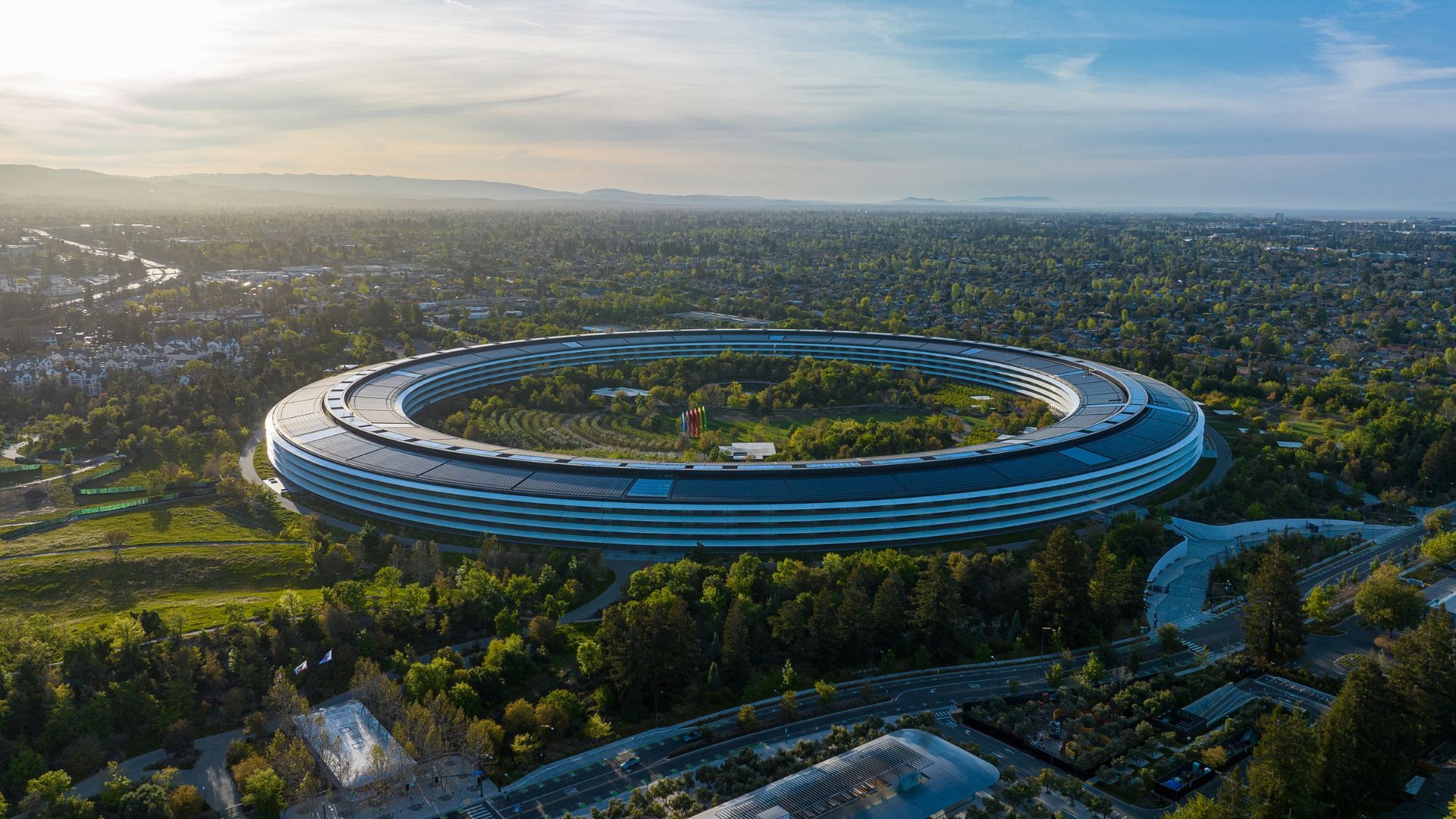 Apple Park in Silicon Valley